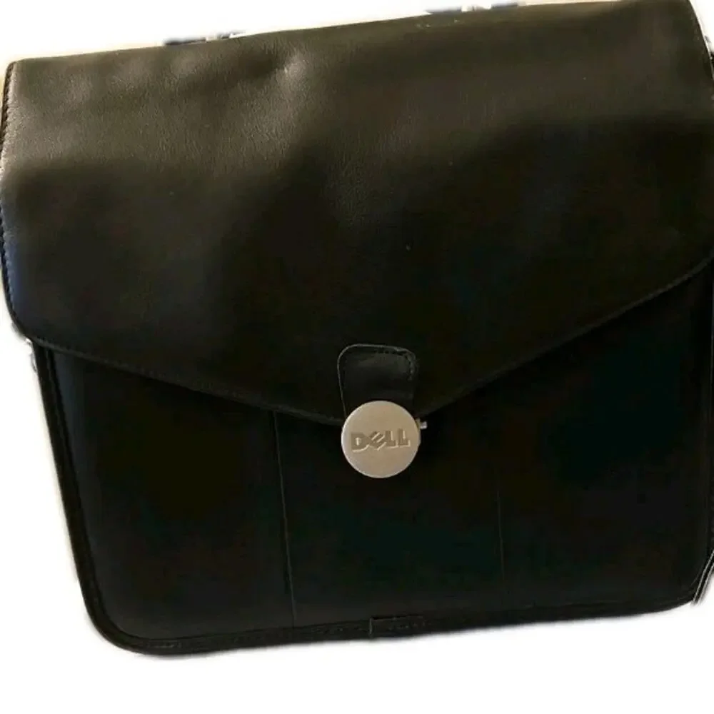 Dell leather suitcase